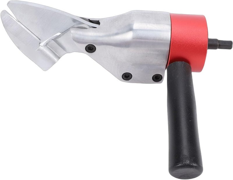 Eujgoov Metal Shear Drill Attachment, CRV Steel 360 Degree Rotating Handle Sheet Metal Cutter, with Bearing for Iron Aluminum Stainless Steel Corrugated Sheet Roof - Image 3