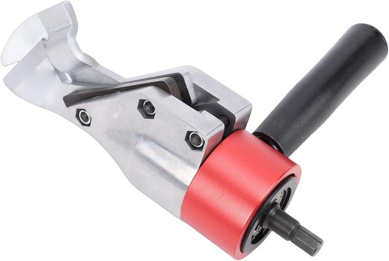 Eujgoov Metal Shear Drill Attachment, CRV Steel 360 Degree Rotating Handle Sheet Metal Cutter, with Bearing for Iron Aluminum Stainless Steel Corrugated Sheet Roof - Image 5