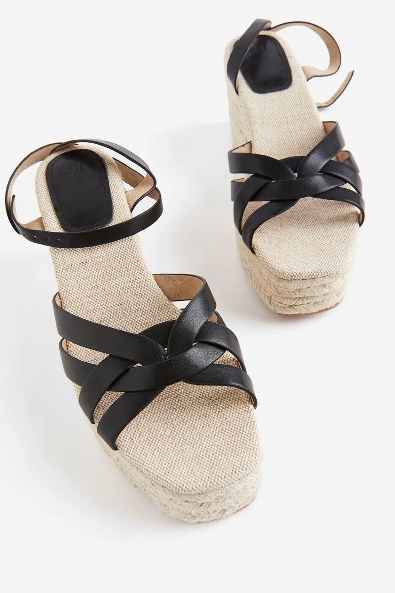 اتش اند ام Wedge-Heeled Espadrilles