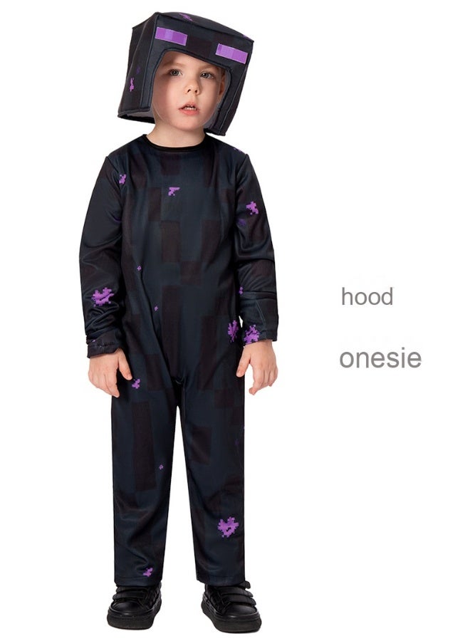 Halloween Children's Minecraft Enderman Costume For Role-playing - Image 1