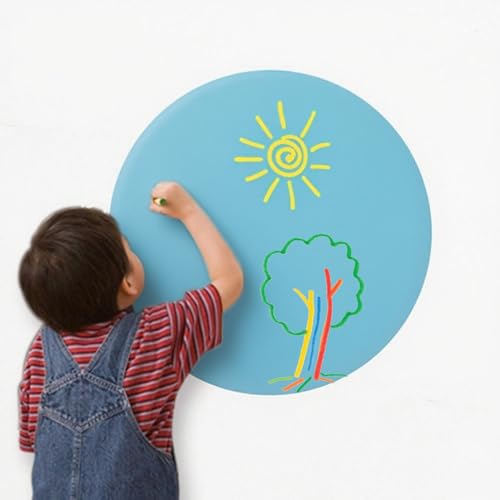 PinCute Updated Larger Sized 11.8 inch 10 Pack Dry Erase Dots Circles Sticker for Spots Tables, Colorful Removable Whiteboard Painting Marker, Essential School Teachers Supplies for Classroom - Image 4