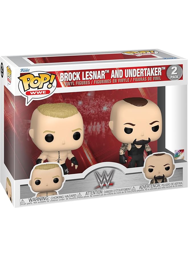 فانكو بوب لعبة دبليو دبليو إي ليسنر وأندرتيكر القابلة للتجميع، قطعتين - Image 1