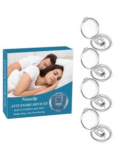 Magnetic Anti Snoring Nose Clips 4 Piece Anti Snoring Device For Preventing Snoring and Improving Sleep