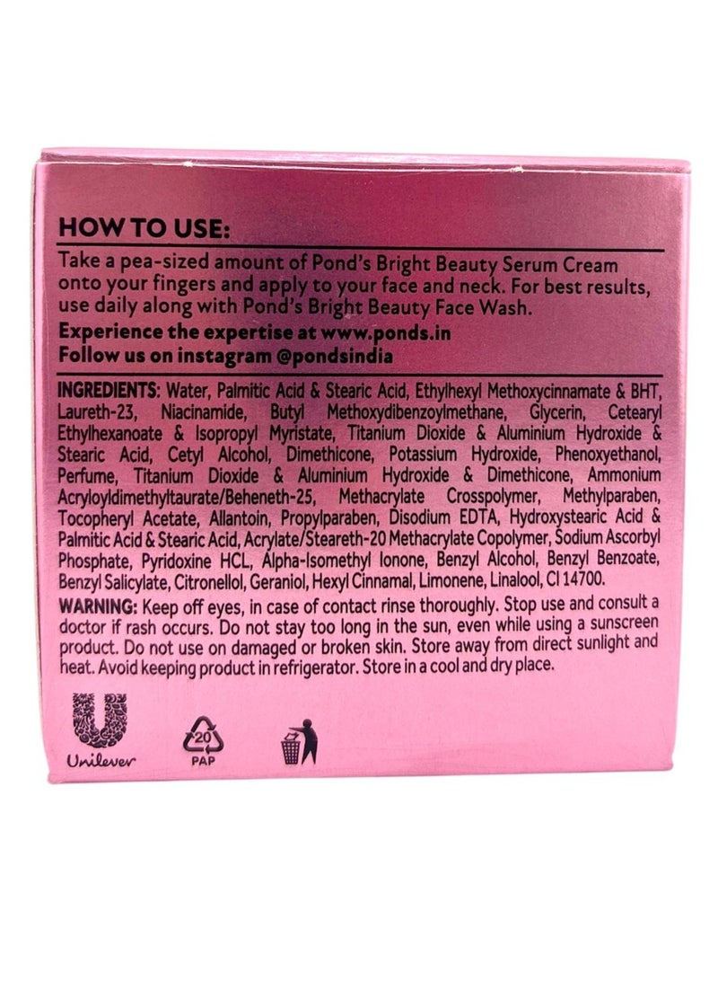 PONDS FACE PONDS SKIN INSTITUE BRIGHT BEAUTY FACE CREAM 35GM - Image 3