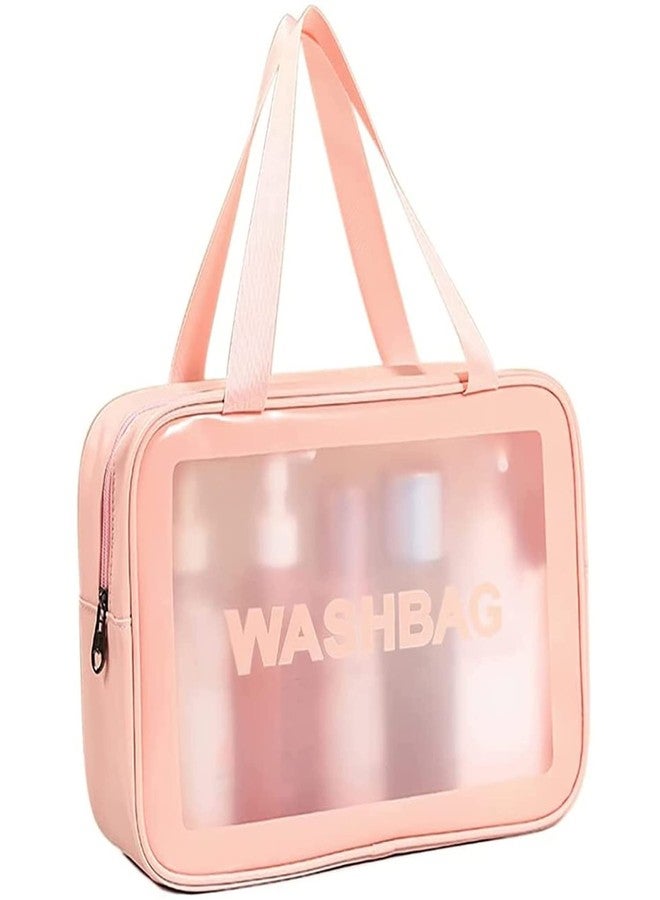 PAVITYAKSH Bag COSMATIC Organizer Portable Toiletry Bag for Women Makeup Pouch Waterproof Shower Wash Bag Cosmetic Organizer Case Multifunctional Travel Kit Pack with Hook - Image 1