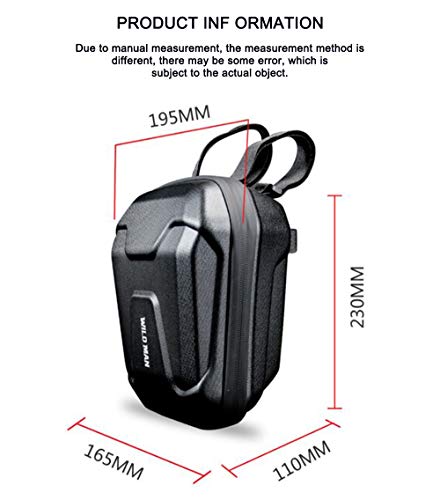 WILD MAN 25L Hard Shell Rainproof Scooter Storage Bag for Kick Scooters Folding Bike Kick Board TS9 - Image 3