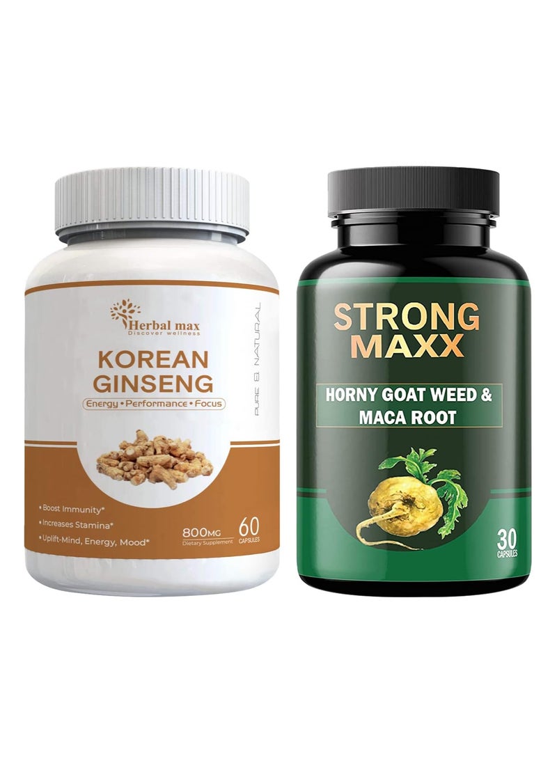 Herbal Max Herbal max 60 capsules for Immunity and Energy  - Image 1