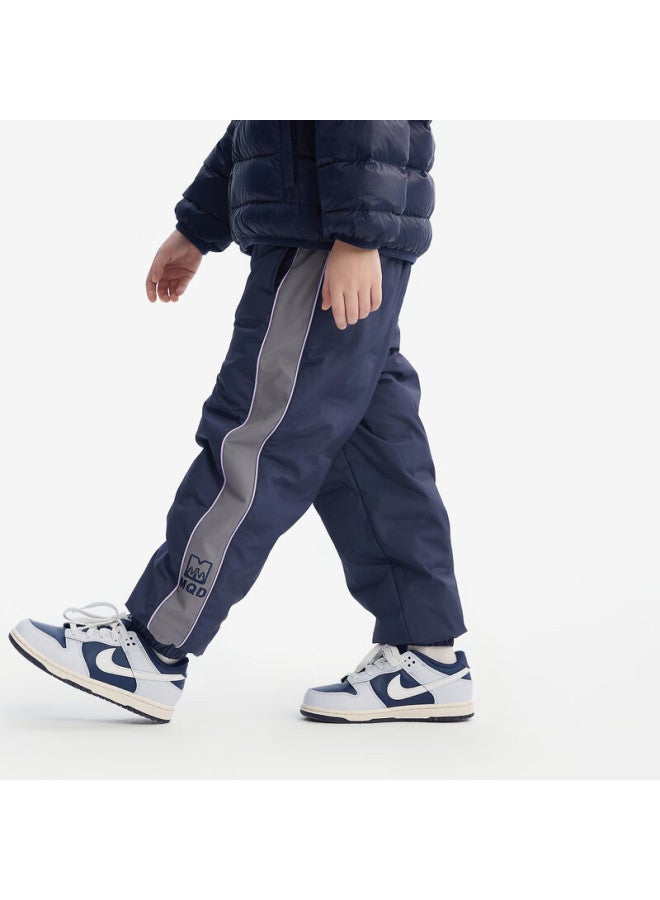 Mqd Maqidun Kids Children's Casual Pants Winter New Boys Down Pants Loose Warm Long Trousers - Image 2