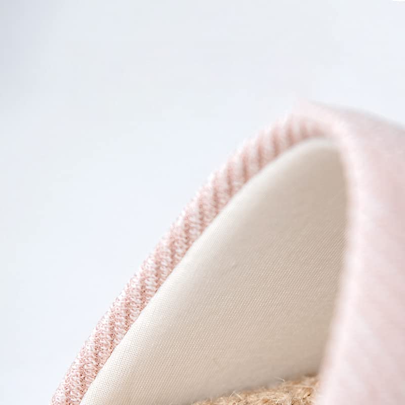 Open-Toe Linen Slip-On Slippers with Anti-Slip PVC Sole for Women and Men - Image 3