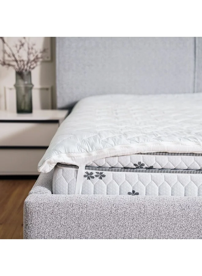 DANUBE HOME Serenity Top Cool Visco Topper King 180x200 Cm White