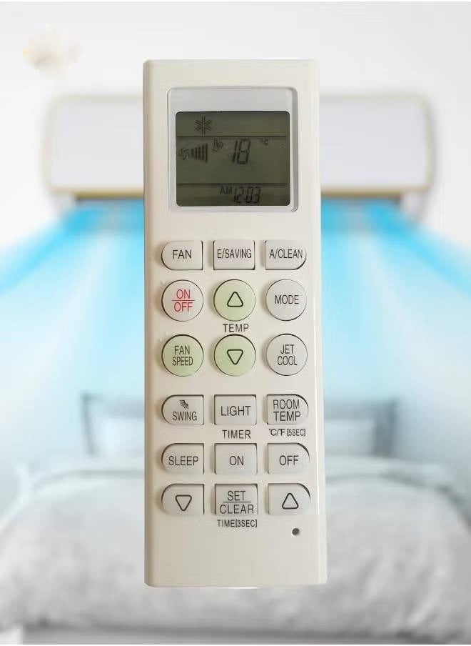 JAJEEK - Universal AC Remote Compatible with LG AC – Easy-to-Use, Full Function Control, Compatible with Most LG Air Conditioner Models, Precise Temperature Adjustment, Energy Efficient, Durable Replacement Remote - Image 1