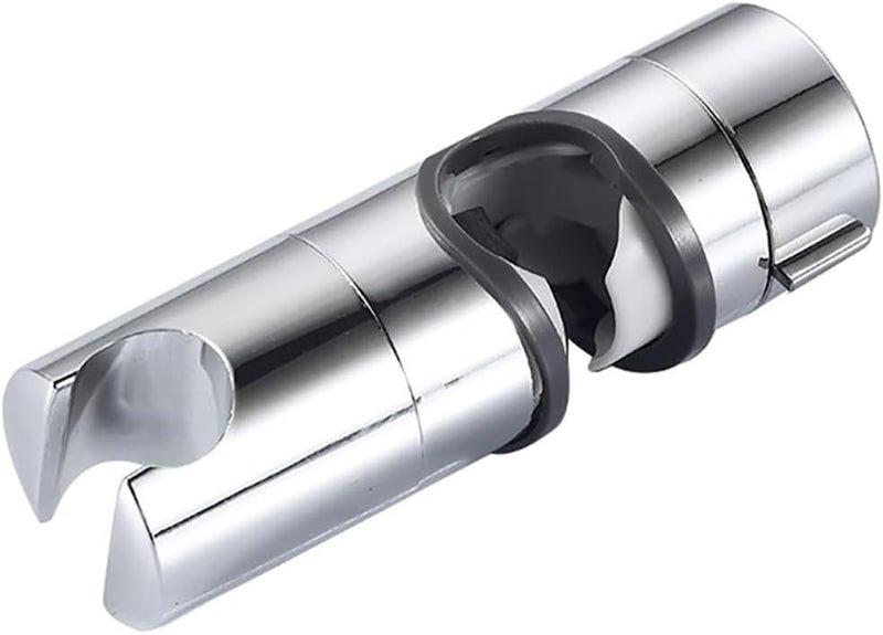 Kaxich SHOWAY Replacement Hand Shower Bracket for Slide Bar - Adjustable Chrome Finish - Image 1