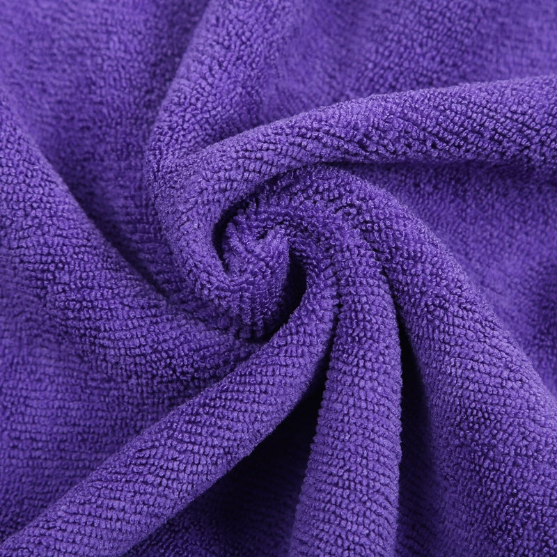 350G Warp-Knitted Microfiber Towel With High Elasticity, Edge-Locking, Lint-Free, Color-Fast, Housekeeping Cleaning Kitchen Cloth - Image 5