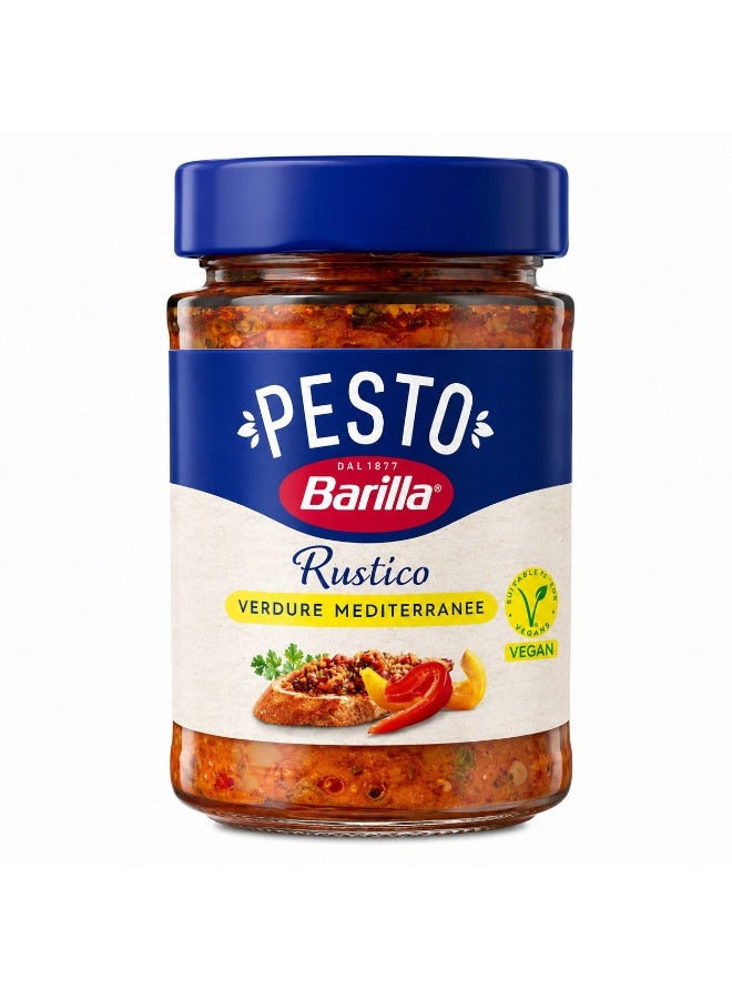 Barilla Pesto Rustico Mediterraneo 200g - Image 1