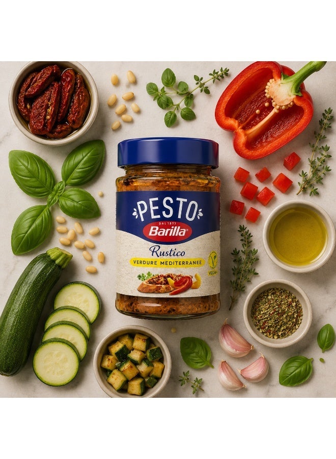 Barilla Pesto Rustico Mediterraneo 200g - Image 4