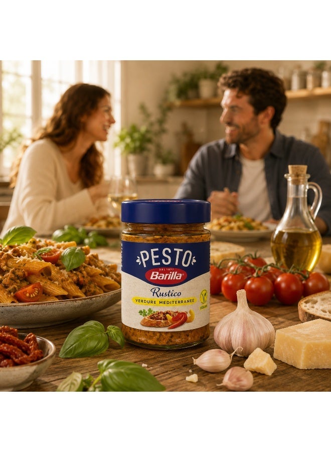 Barilla Pesto Rustico Mediterraneo 200g - Image 3