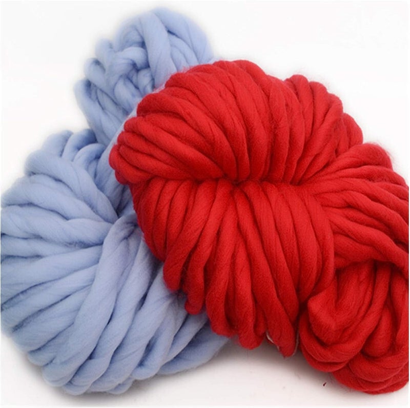 Knitting Wool Yarn,Soft Chunky Yarn, Super Thick Ice Island Yarn Big Thick Scarf Wire Hat Shawl Crude DIY Felting (Color : 02) (Color : 3) (Color : 16) - Image 2