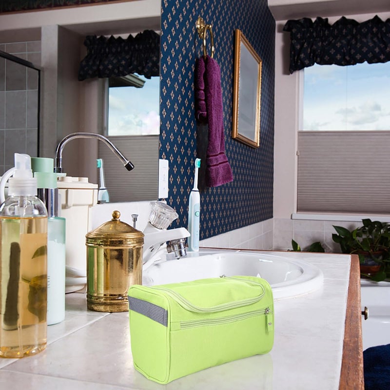 Waterproof Oxford Toiletry Bag Large Capacity Travel Cosmetic Storage Pouch 25x14x13cm - Image 5