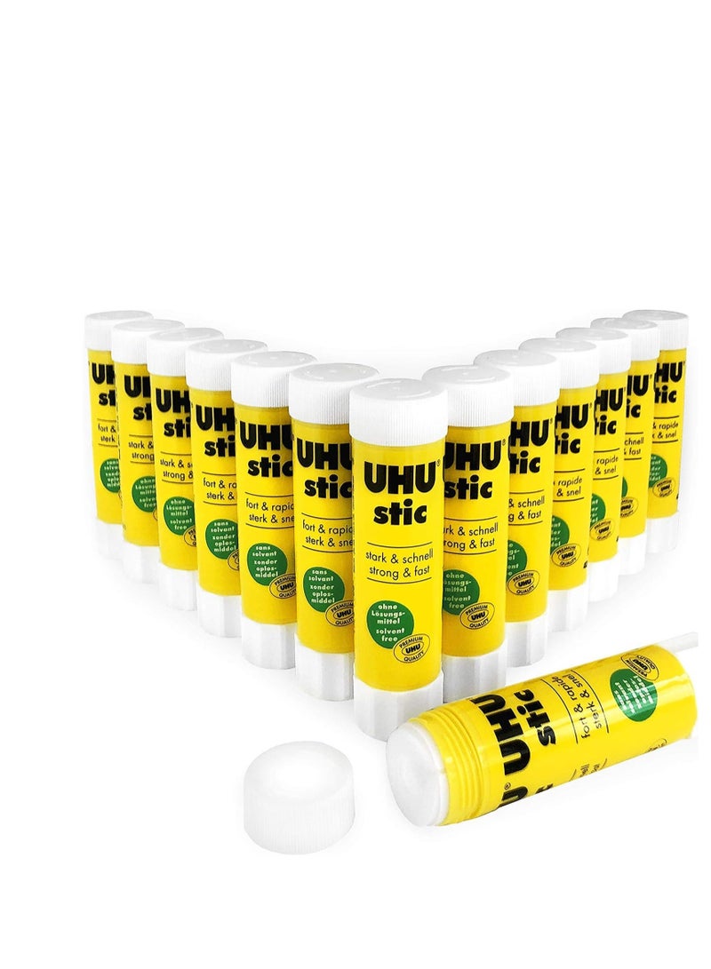 UHU Stic Glue Stick - 40g - Solvent Free - Clear Application - Pack of 12 - Image 4