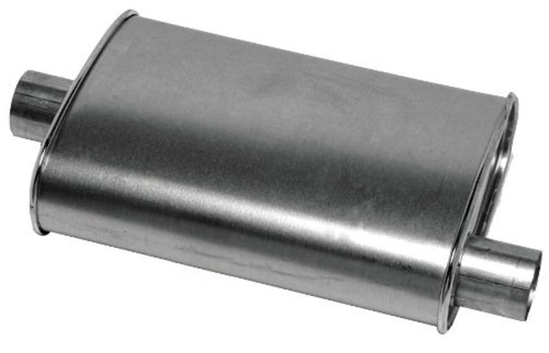 Thrush Muffler Deep Performance Tone Inlet 2 Pipe Connection Offset Outlet 2 Center - Image 1