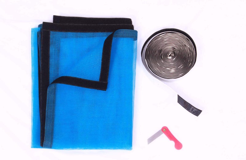 SAI PRASEEDA Mosquito Net for Window with Fiber Glass 5/4feet(150/120cm) 59/47Inches 1 Year Guarantee Already Stitched with Net(Blue Color) 200GSM No:29 - Image 2