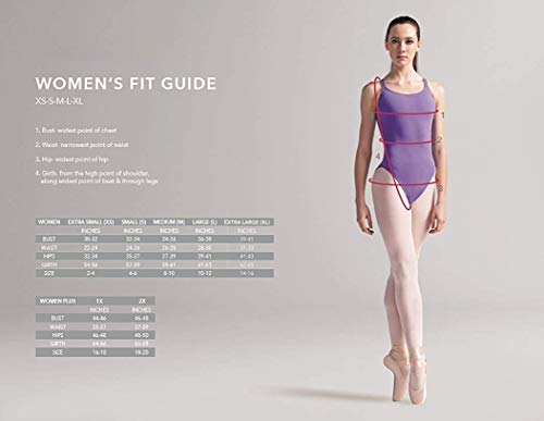 Capezio ليوتارد قصير الأكمام الأساسي للنساء من كابيزيو، أسود، متوسط - Image 2