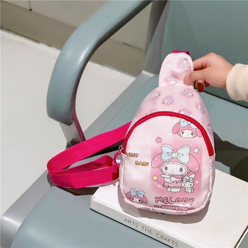 Japanese-Style Coolometi Children'S Shoulder Bag Cute Cartoon Girl Messenger Bag Cartoon Kt Yugui Dog Chest Bag - Image 4