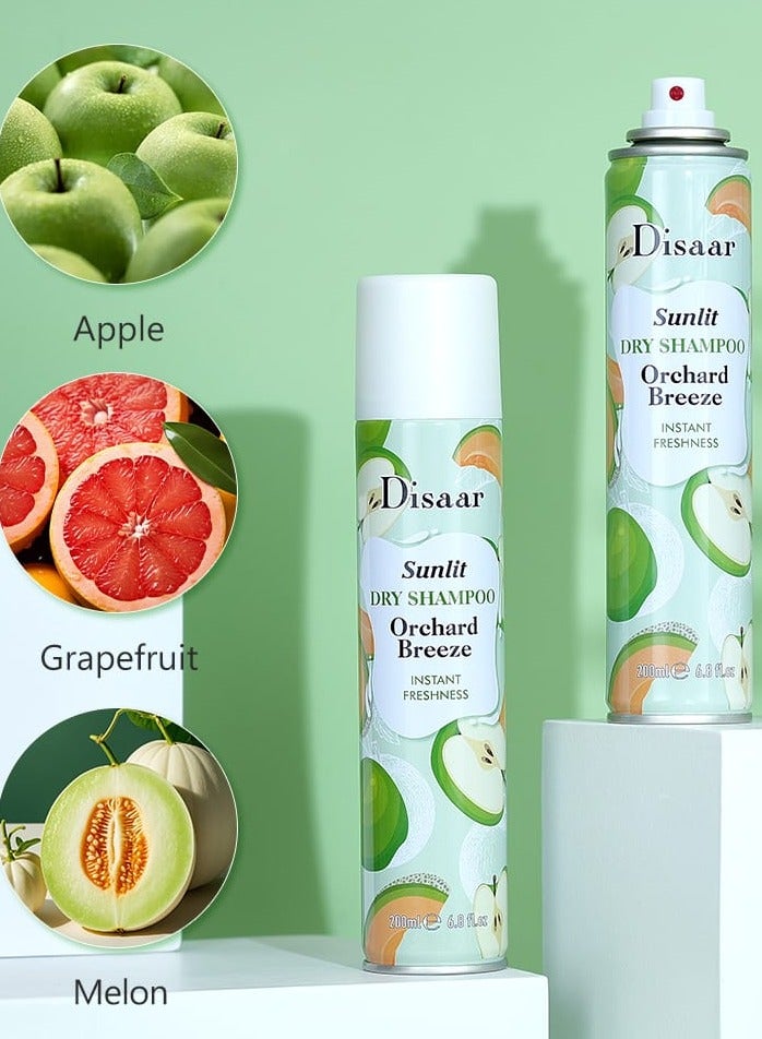 Disaar Sunlit Dry Shampoo Orchard Breeze Instant Freshness 200 ML - Image 4