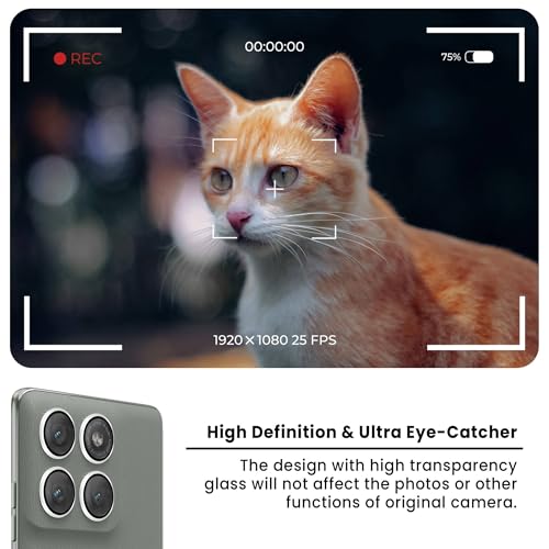 FIRST MART Camera Lens Protectors for Motorola Edge 60 Pro (6.7 Inches) Tough HD Individual Aluminum Alloy Lens Ring Cover, Scratch Resistant, Thin Lens Protection| Silver, 1 Pack - Image 4
