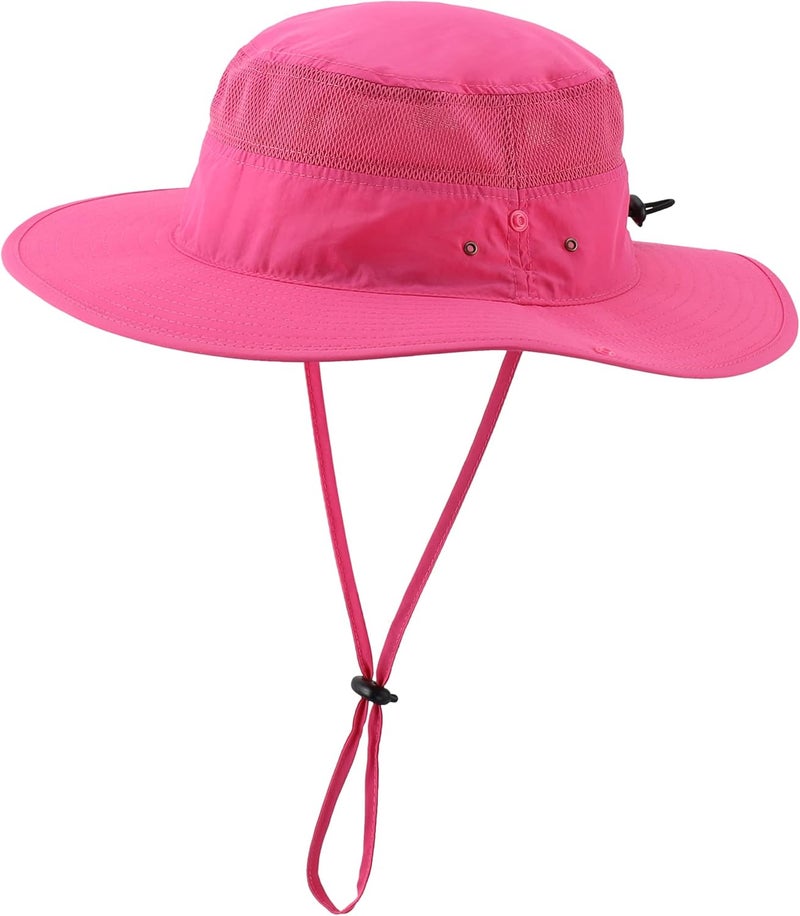 Connectyle Wide Brim Sun Hat for Men Breathable Cowboy Boonie Hat UPF 50+ Sun Protection Bucket Hat for Fishing Hiking - Image 1