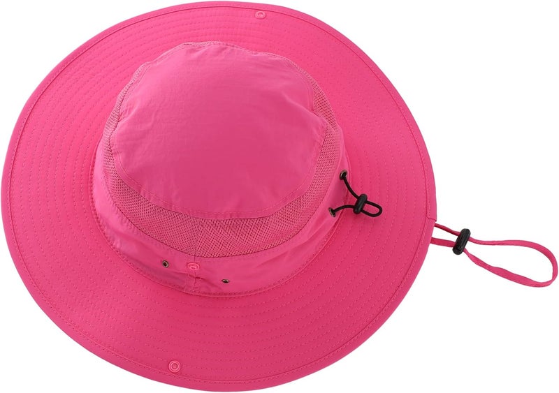 Connectyle Wide Brim Sun Hat for Men Breathable Cowboy Boonie Hat UPF 50+ Sun Protection Bucket Hat for Fishing Hiking - Image 3