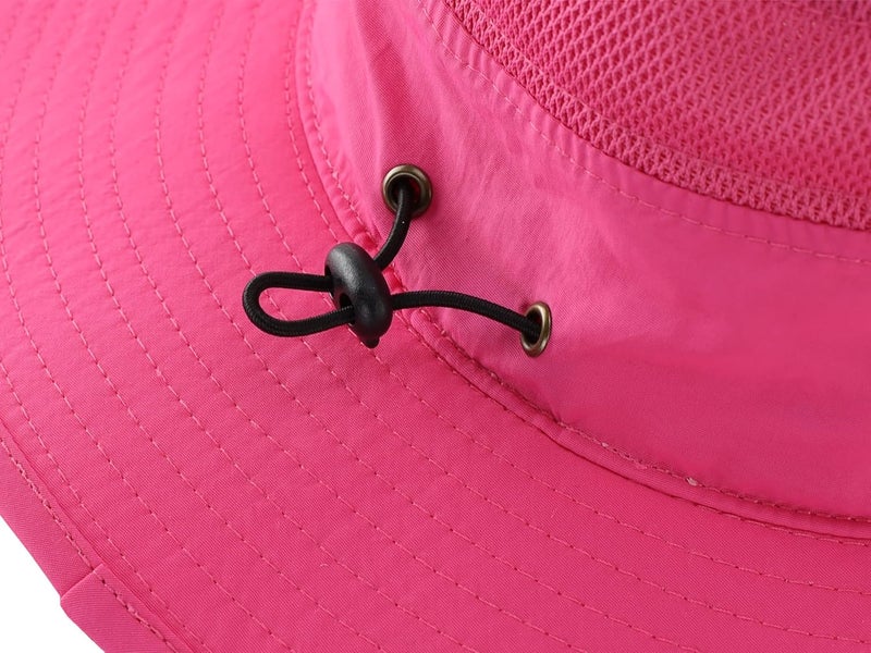 Connectyle Wide Brim Sun Hat for Men Breathable Cowboy Boonie Hat UPF 50+ Sun Protection Bucket Hat for Fishing Hiking - Image 5