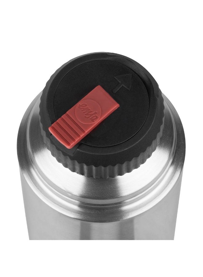 EMSA Senator Safe Loc Insulated Flask 1L – Stainless Steel Premium Thermal Bottle for Hot & Cold Beverages – Leak-Proof Travel Flask – Made in Germany - Image 4