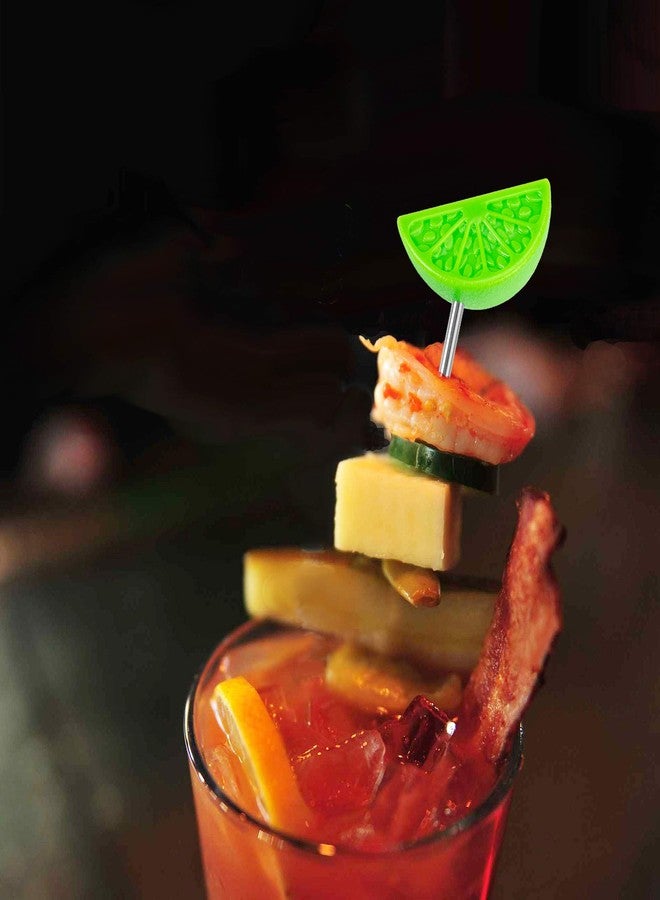 Prodyne - BL-4 Prodyne Bloody Mary Cocktail Skewer, Set of 4, Green - Image 3