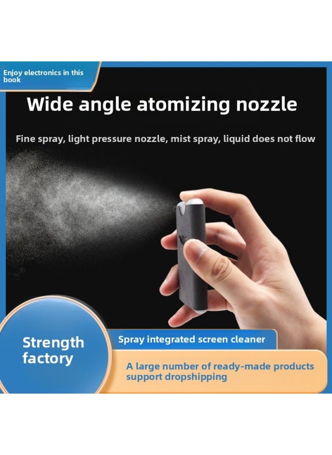 Generic - Mobile Phone Screen Cleaner Computer Liquid Wipe Screen Anti-fingerprint Cleaning Spray LCD Screen 2-in -1 Cleaning Set-Color:Headset Cleaning 12-piece Set - Image 1