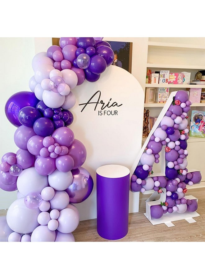 PartyWoo Purple Balloons 140 pcs Different Sizes of 18 12 10 5 Inch Light Purple Lavender Lilac Balloon Arch Kit Garland for Graduation Baby Shower Halloween Birthday Party Decorations Purple-Y15 - Image 5