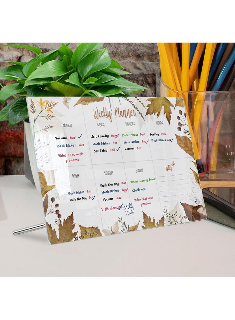 Acrylic Week Plan Desktop Memo Message Board Erasable Office Memo Writing Board - Image 2