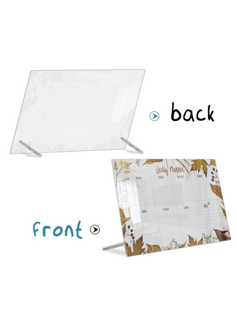Acrylic Week Plan Desktop Memo Message Board Erasable Office Memo Writing Board - Image 3