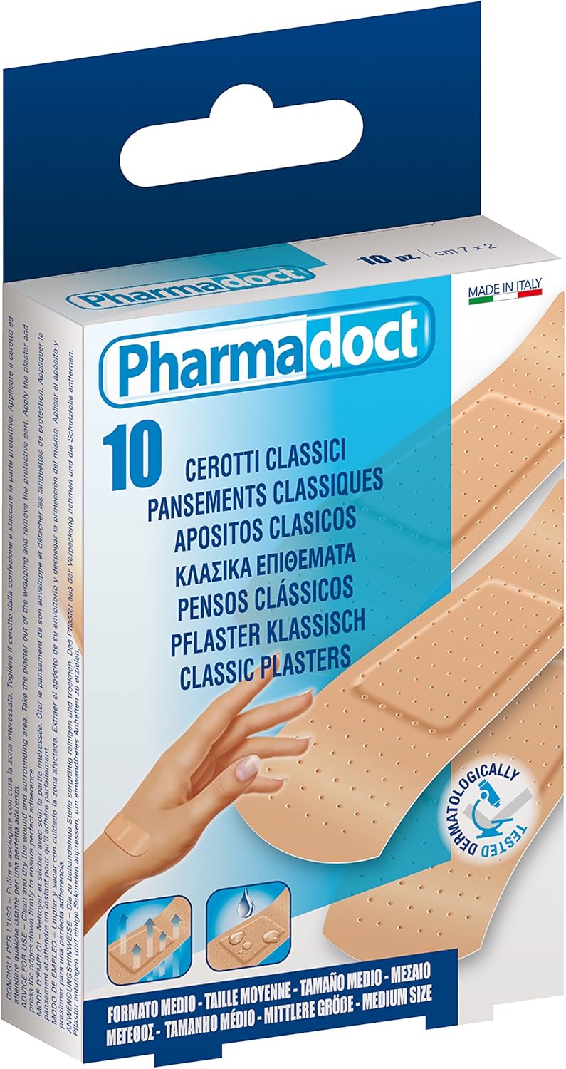 Pharmadoct 10 Washable Classic Plasters