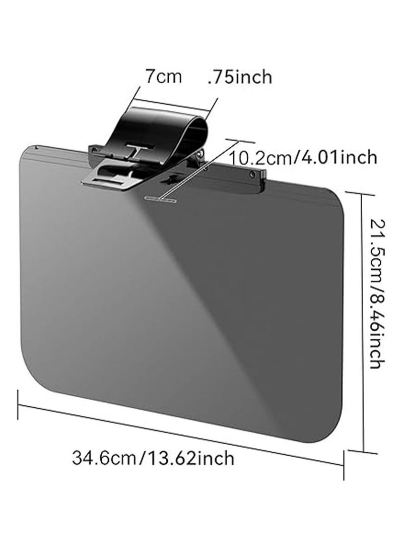 general sol para carro | Extensor visor carro polarizado antirreflexo bloqueador solar,Visor sol polarizado para carro protege do brilho do sol, cegueira da neve, raios UV, Maxten - Image 3