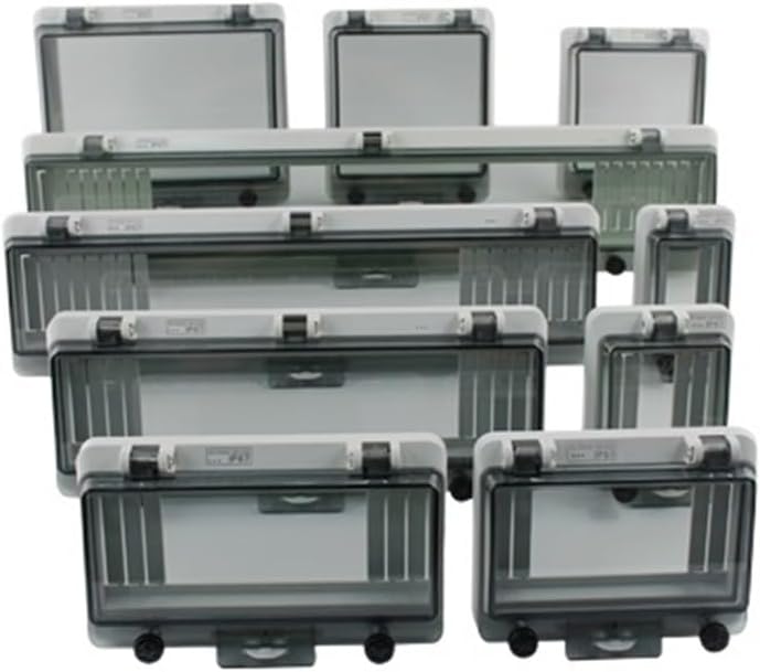 8 طرق صندوق توزيع قاطع الدائرة IP67 غطاء شفاف مقاوم للماء 3 قطع - Image 2