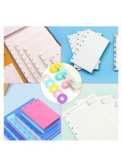 SYOSI 50Pcs Disc Binding Rings Multicolor Heart Plastic Binder Book Keychain Flexible for Scrapbooking Planners Cards Document Stack Calender Organization School Home Use 5 Colors 35mm  - Image 5