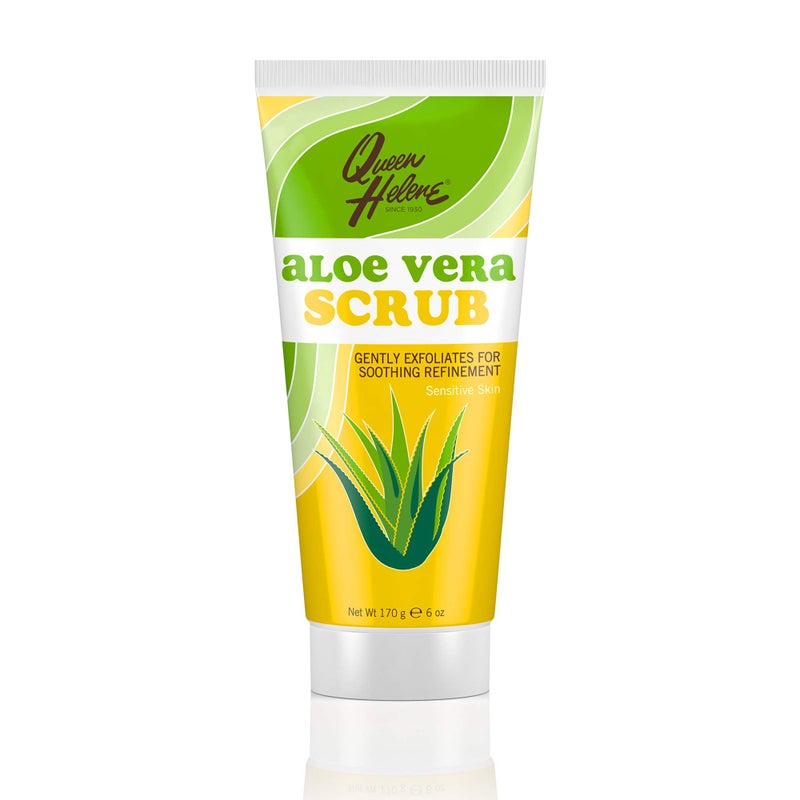 Queen Helene Facial Scrub, Aloe Vera, 6 Oz (Packaging May Vary) - Image 1