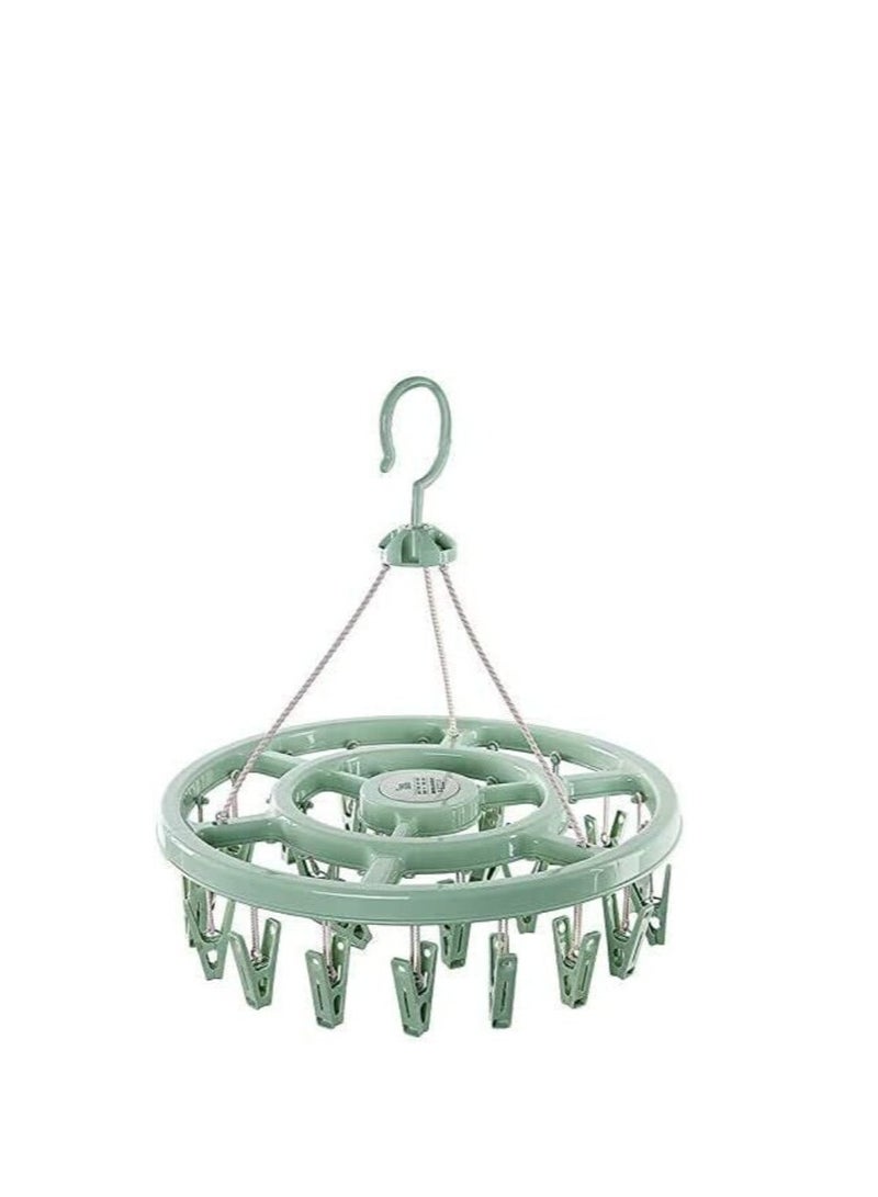 PROMASS Cloth Hanger with Clips and Drip Laundry Drying hanger Rack  - Image 1