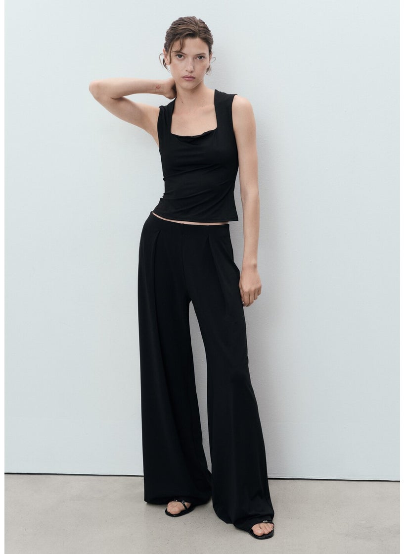 MANGO Fitted Top With Wide Straps  - Image 5
