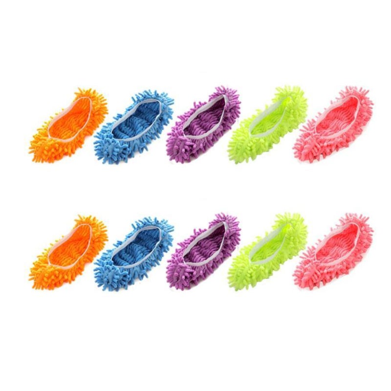 1pcs Convenient Mop Slipper House Floor Cleaner Lazy Dusting Cleaning Foot Shoes Cover - Image 1