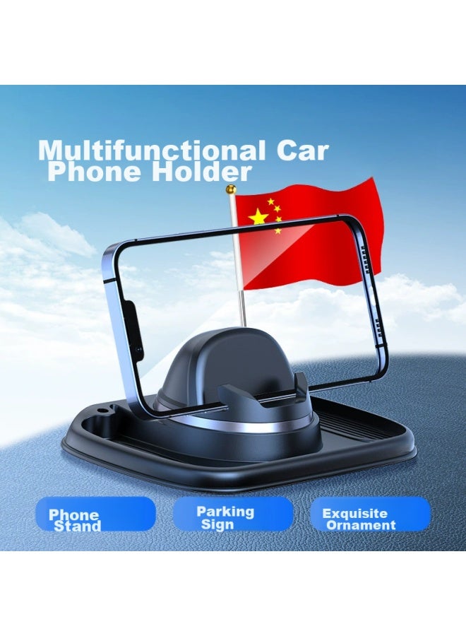 DiGallen Digalun Car Phone Holder, Car-Specific Navigation Dashboard Phone Mount, New National Flag Ornament - Image 1