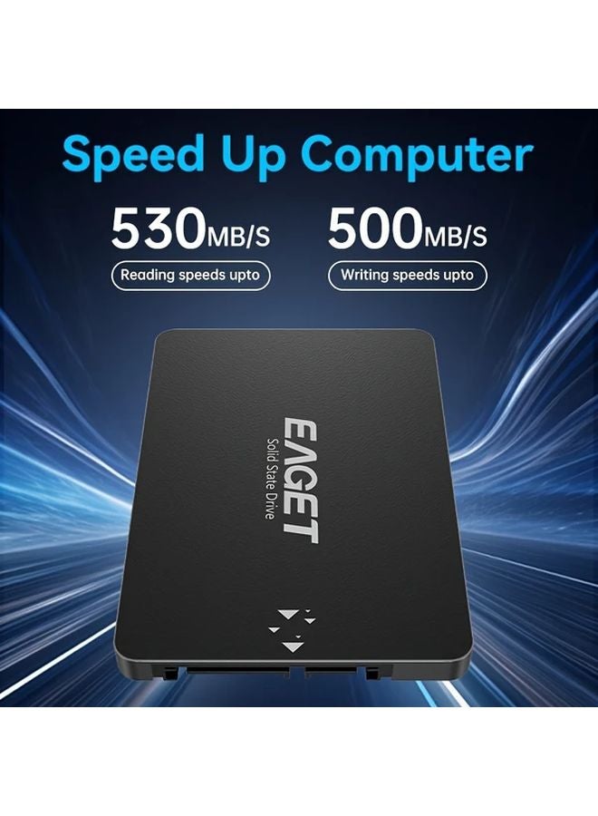 Eaget High Performance 480GB SATA 3 SSD Shock Resistant 530MBs Read Speed - Image 2