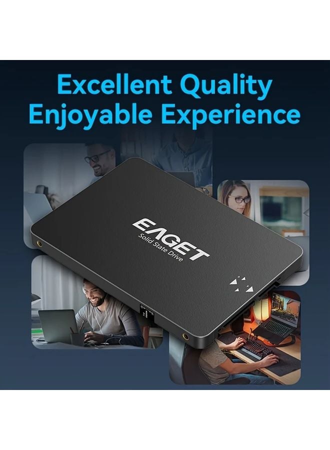 Eaget High Performance 480GB SATA 3 SSD Shock Resistant 530MBs Read Speed - Image 4