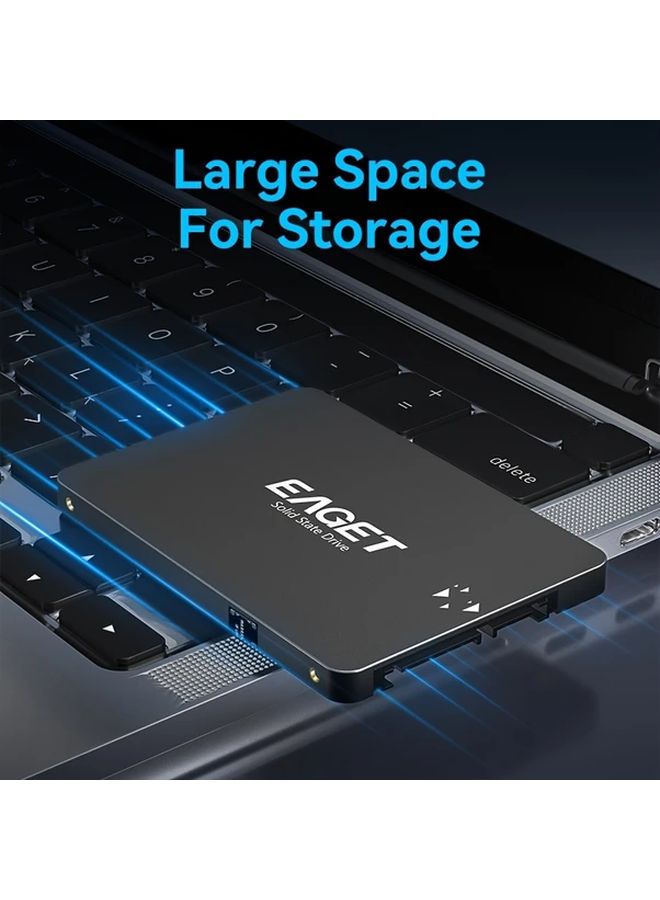 Eaget High Performance 480GB SATA 3 SSD Shock Resistant 530MBs Read Speed - Image 3